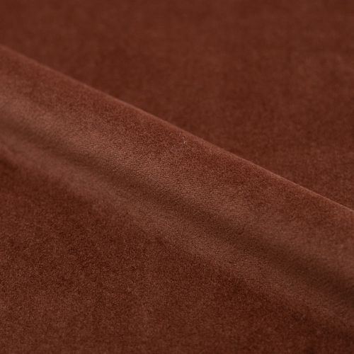 Fauteuil Pivotant En Velours Rouge Rouge Brique - Ysé