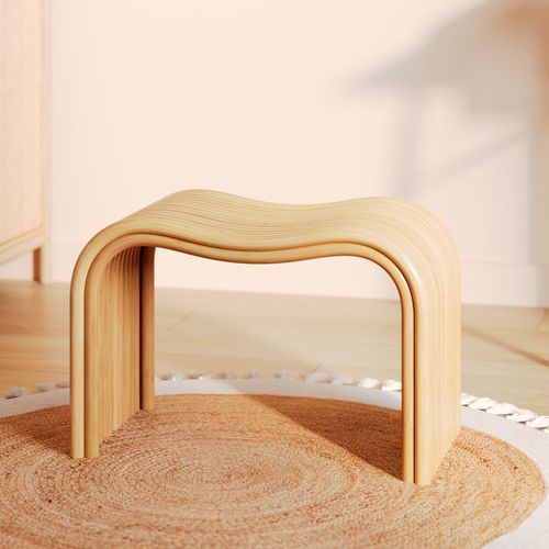 Tabouret En Rotin - Wave