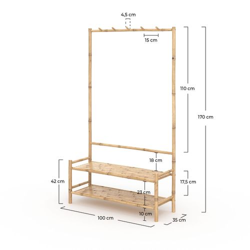 Porte-vêtements En Bambou - Bami