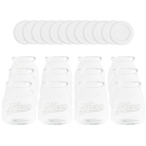 12 Pots En Verre Pour Yaourtières - Ypo12