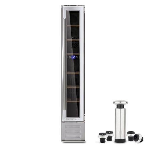 Cave De Service 7 Bouteilles Et Pompe Sous Vide Pour Vin - Cavse7+wom440