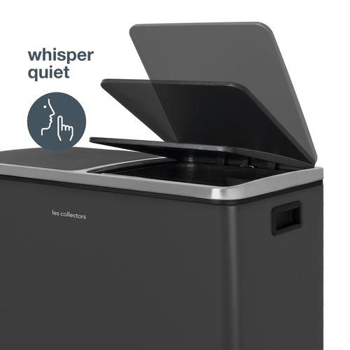Poubelle à Pédale 2 X 30l, Grey Edition - N°916