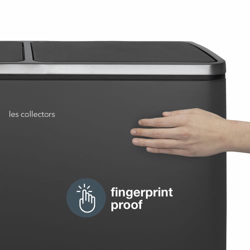 Poubelle à Pédale 2 X 30l, Grey Edition - N°916