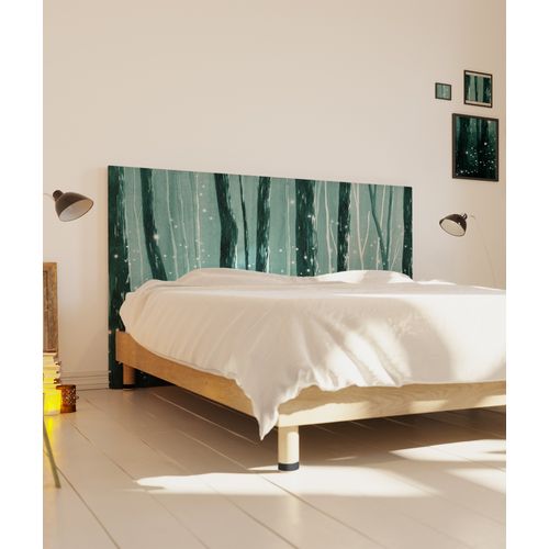 Tête De Lit Déhoussable Lucioles 180x110 Cm Coloris Vert