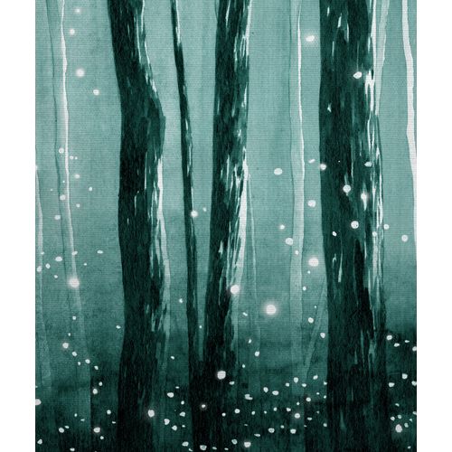 Tête De Lit Déhoussable Lucioles 160x110 Cm Coloris Vert