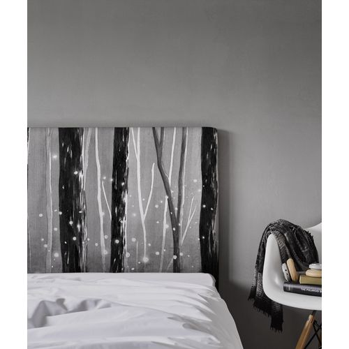 Tête De Lit Déhoussable Lucioles 180x110 Cm Coloris Noir