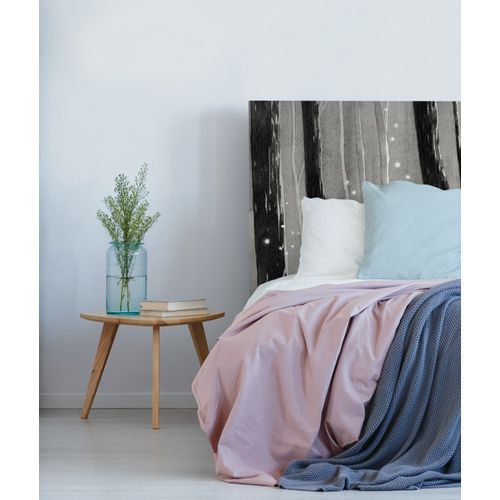 Tête De Lit Déhoussable Lucioles 140x110 Cm Coloris Noir