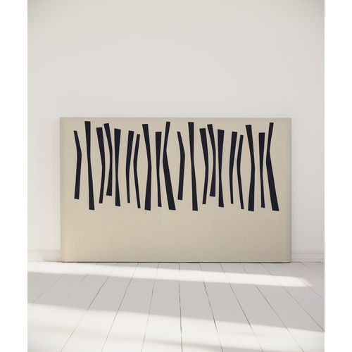 Tête De Lit Déhoussable Palissade 180x110 Cm Coloris Noir