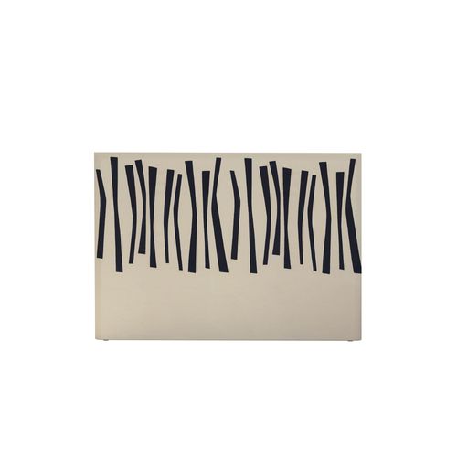 Tête De Lit Déhoussable Palissade 180x110 Cm Coloris Noir