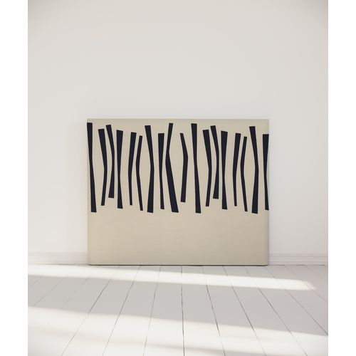 Tête De Lit Déhoussable Palissade 140x110 Cm Coloris Noir