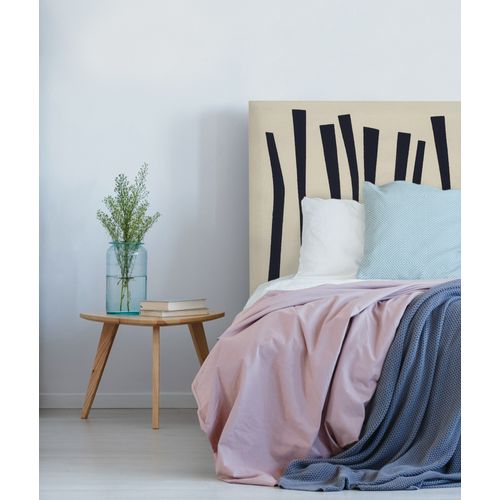 Tête De Lit Déhoussable Palissade 140x110 Cm Coloris Noir