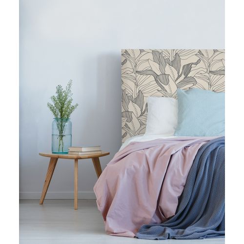 Tête De Lit Déhoussable Toni 160x110 Cm Coloris Beige