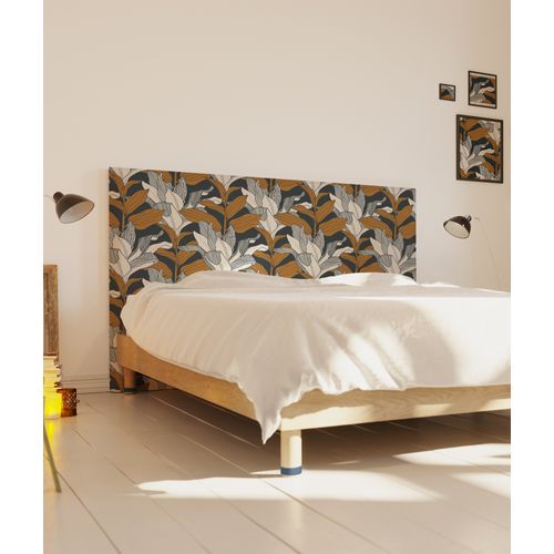 Tête De Lit Déhoussable Toni 140x110 Cm Coloris Bleu