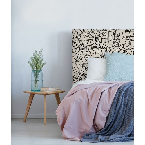 Tête De Lit Déhoussable Simone 140x110 Cm Coloris Blanc