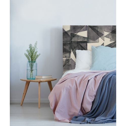 Tête De Lit Déhoussable Mona 180x110 Cm Coloris Noir