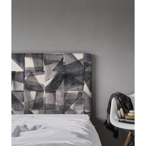 Tête De Lit Déhoussable Mona 160x110 Cm Coloris Noir