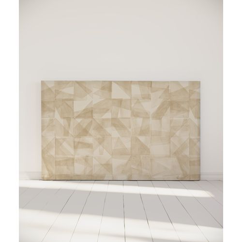 Tête De Lit Déhoussable Mona 180x110 Cm Coloris Beige