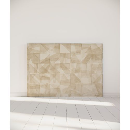Tête De Lit Déhoussable Mona 160x110 Cm Coloris Beige