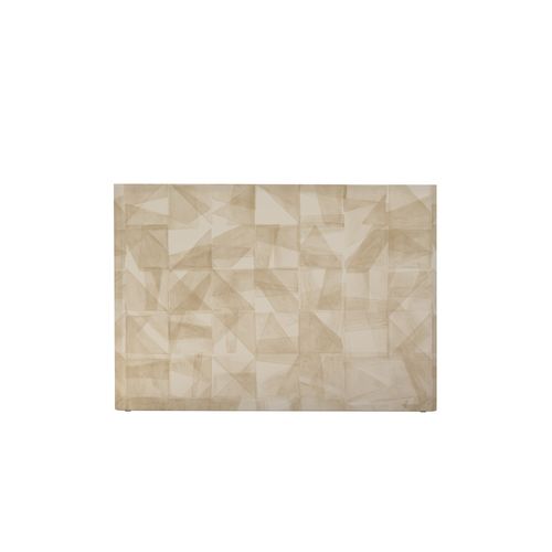 Tête De Lit Déhoussable Mona 140x110 Cm Coloris Beige
