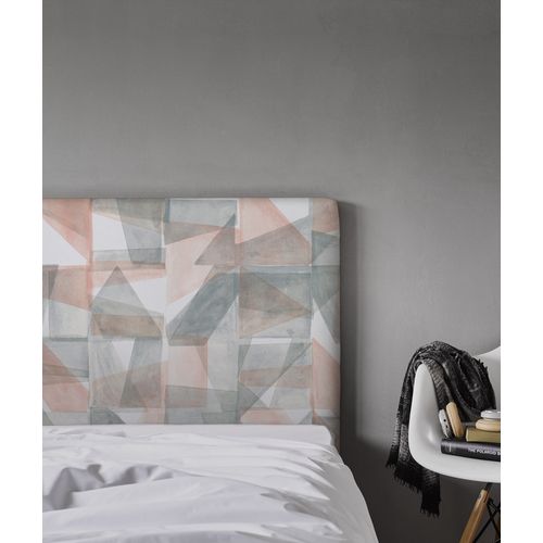 Tête De Lit Déhoussable Mona 160x110 Cm Coloris Bleu