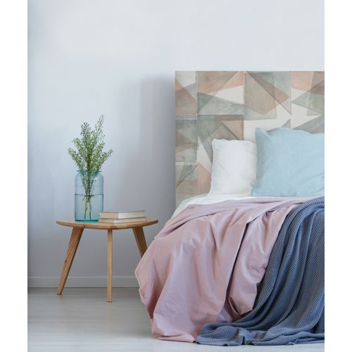 Tête De Lit Déhoussable Mona 160x110 Cm Coloris Bleu