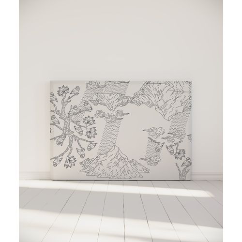 Tête De Lit Déhoussable Norvège 160x110 Cm Coloris Blanc