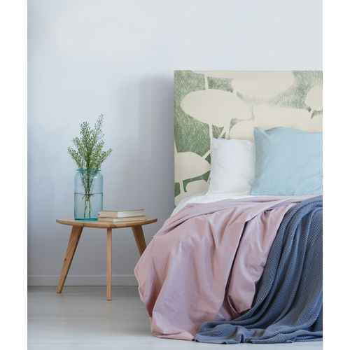 Tête De Lit Déhoussable Haku 180x110 Cm Coloris Vert