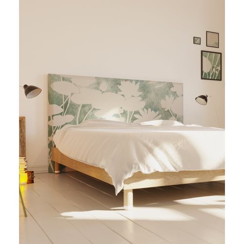 Tête De Lit Déhoussable Haku 140x110 Cm Coloris Vert