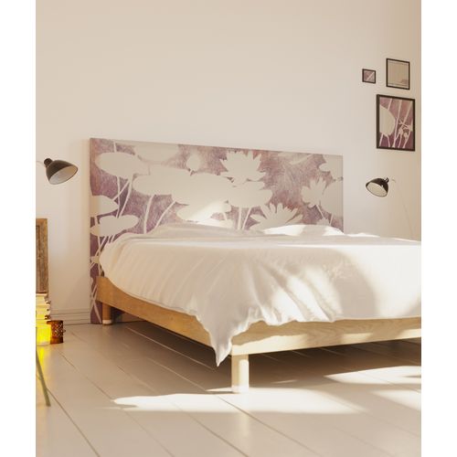 Tête De Lit Déhoussable Haku 160x110 Cm Coloris Rose Pâle