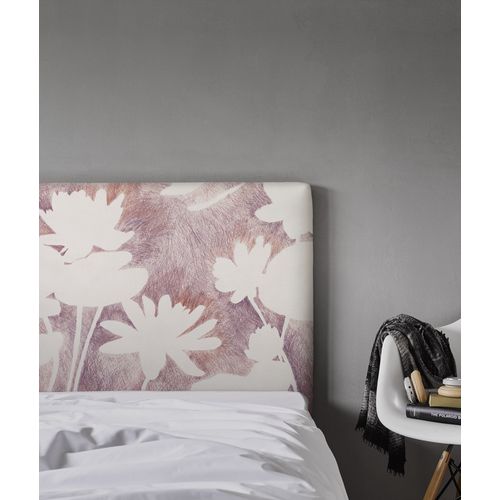 Tête De Lit Déhoussable Haku 160x110 Cm Coloris Rose Pâle
