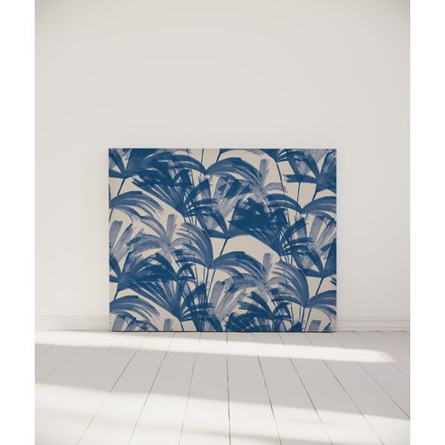 Tête De Lit Déhoussable Anni 140x110 Cm Coloris Bleu