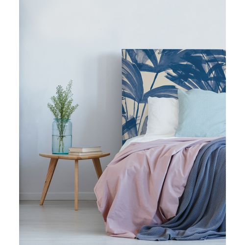 Tête De Lit Déhoussable Anni 140x110 Cm Coloris Bleu