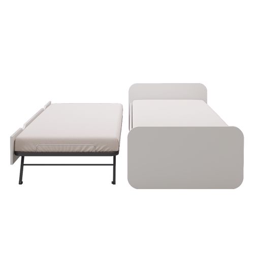 Lit Gigogne Lupin Blanc 90x200 Cm