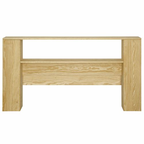 Tête De Lit Avec Rangements Lou   Bois Naturel 140 Cm