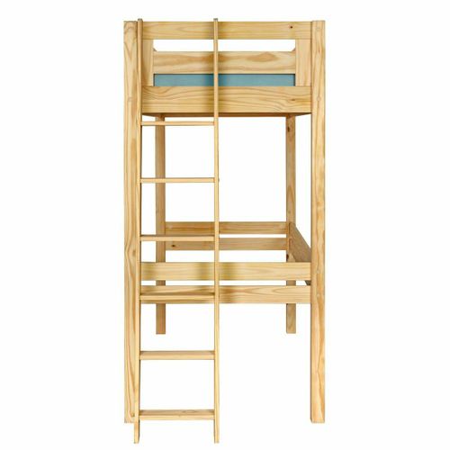 Lit Mezzanine 2 Places 120x190 Cm Orsai Bois Naturel