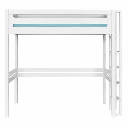 Lit Mezzanine 1 Place 90x190 Cm Dorsé  Blanc