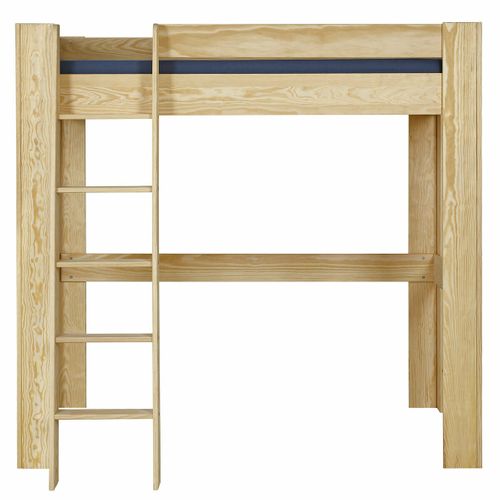 Lit Mezzanine 90x190 Cm Lee  Bois Naturel