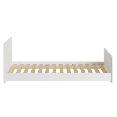 Pack Lit Avec Matelas 90x190 Cm Lilow Blanc