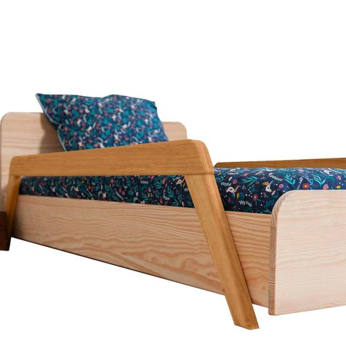 Lit Enfant Évolutif Avec Barrières 90x190 Cm Dixia  Bois