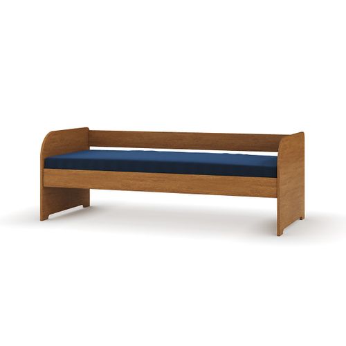 Lit Banquette Avec Matelas 80x190 Cm Ezra Noisette