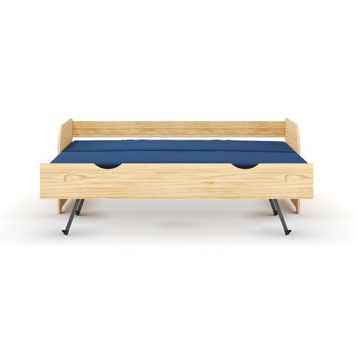 Lit Banquette Gigogne 80x200 Cm Ezra  Bois