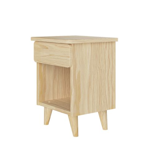 Chevet Avec Tiroir  Lilow  Bois Naturel