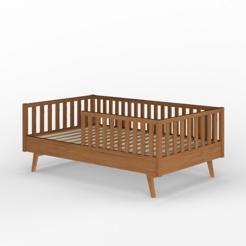 Lit Enfant Montessori 90x190 Cm Romeo  Noisette