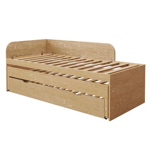 Lit Gigogne 3 Places 90x200 Cm Noha Bois