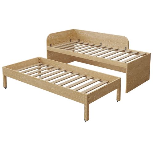 Lit Gigogne 90x200 Cm Noha  Bois