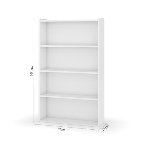 Bibliothèque Étagère  Sidney  Blanc