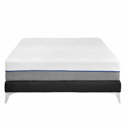 Pack Sommier Tapissier Avec Matelas 140x190 Cm Hocéa  Noir