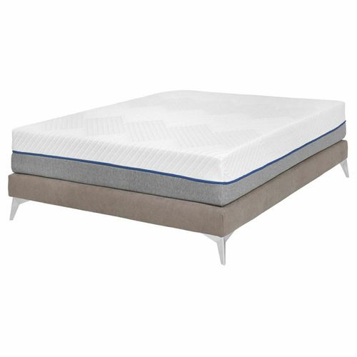 Pack Sommier Tapissier Avec Matelas 140x190 Cm Hocéa  Lin