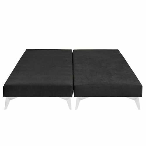 Lot De 2 Sommiers Tapissiers 80x200 Cm Hocéa  Noir