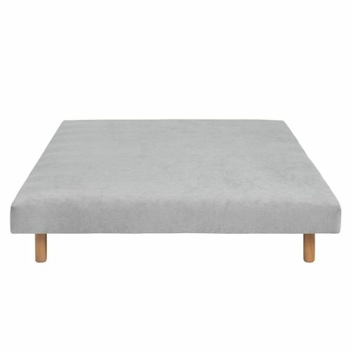 Sommier Tapissier 140x190 Cm Habby  Gris